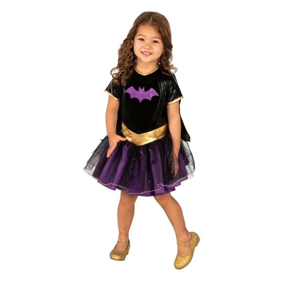 Girls Batgirl Halloween Costume 4T - Picture 1 of 6